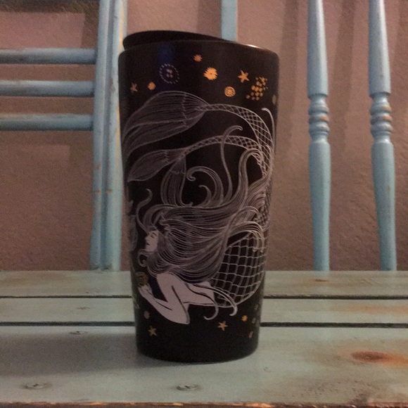 Starbucks Other - Starbucks Black Holiday 12 oz Ceramic Tumbler